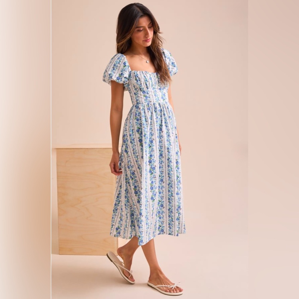NWT Altar'd State Reagan Floral Maxi Dress - Picture 3 of 5